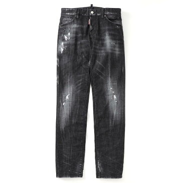 ディースクエアード DSQUARED2 ジーンズ ボタンフライジーンズ ブラック メンズ コットン 綿 デニム s74lb0699 s30357 900 SLIM JEAN スリム【あす楽対応_関東】【返品送料無料】【ラッピング無料】