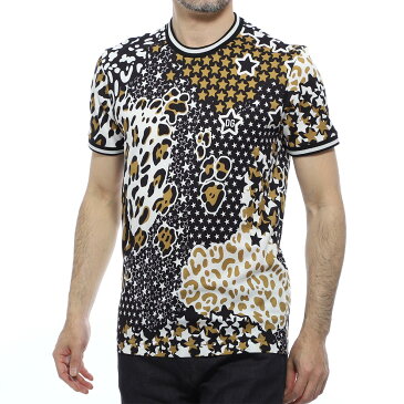 ドルチェ&ガッバーナ DOLCE&GABBANA クルーネックTシャツ マルチカラー メンズ カジュアル 半袖 大きいサイズあり g8kw5t fi7gl hh42c GRAPHIC PRINT T-SHIRT　グラフィック プリント Tシャツ【あす楽対応_関東】【返品送料無料】【ラッピング無料】