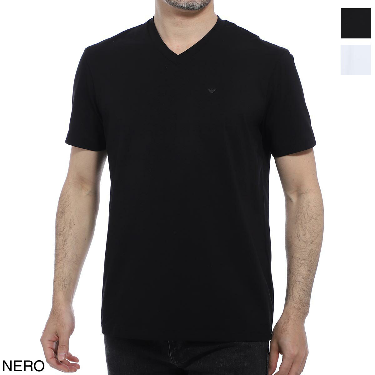 エンポリオアルマーニ EMPORIO ARMANI VネックTシャツ メンズ 3h1ts1 1jjrz 0999【あす楽対応_関東】【返品送料無料】【ラッピング無料】