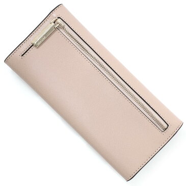 ケイトスペード Kate Spade 長財布 小銭入れ付き レディース slim flap wallet pwru7914 195 warmbeige black SPENCER スペンサー【あす楽対応_関東】【返品送料無料】【ラッピング無料】