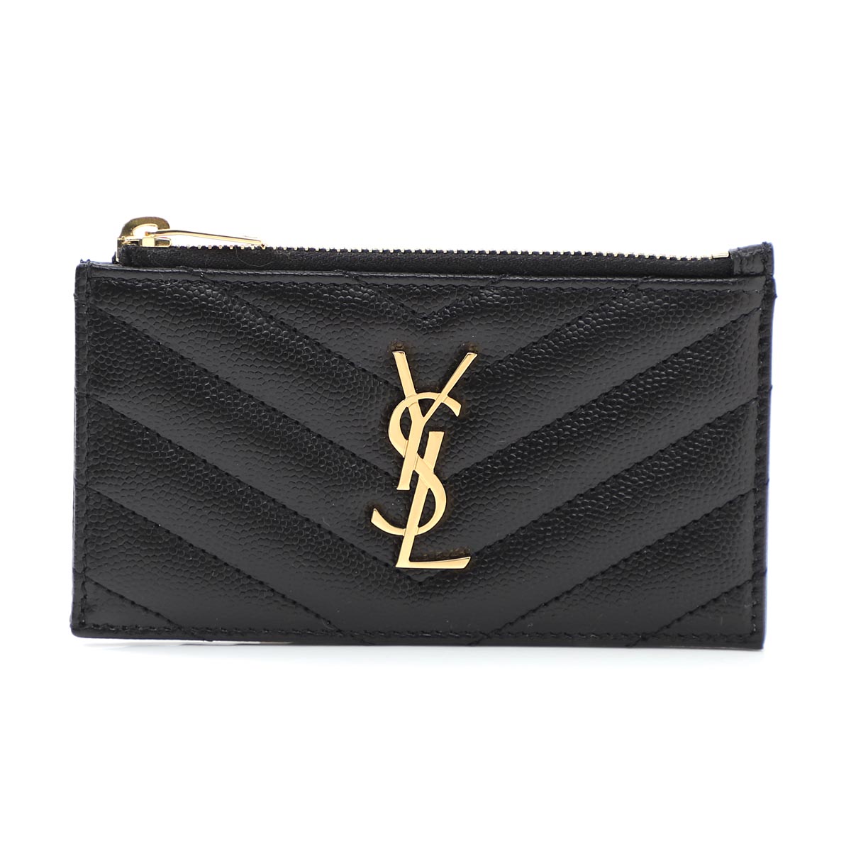 サンローラン SAINT LAURENT カードケース ブラック レディース 607915 bow01 1000 MONOGRAM モノグラム【返品送料無料】【ラッピング無料】【あす楽対応_関東】