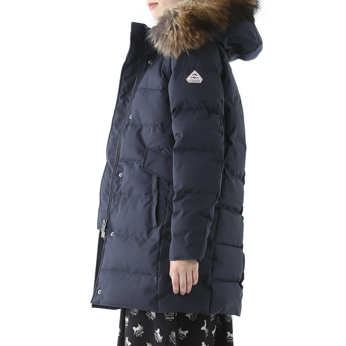 【アウトレット】ピレネックス PYRENEX ダウンコート レディース 大きいサイズあり grenoble fur hwo034 4004 amiral GRENOBLE グルノーブル【返品送料無料】【ラッピング無料】【あす楽対応_関東】