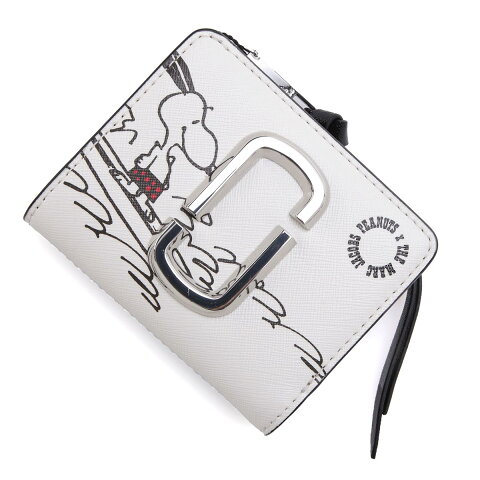 ザ マーク ジェイコブス THE MARC JACOBS 2つ折り財布 小銭入れ付き ホワイト レディース m0016825 101 whitemulti PEANUTS X MARC JACOBS【あす楽対応_関東】【返品送料無料】【ラッピング無料】