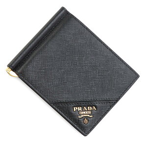 プラダ PRADA マネークリップ ブラック メンズ 2mn077 qme f0632 SAFFIANO METAL【あす楽対応_関東】【返品送料無料】【ラッピング無料】