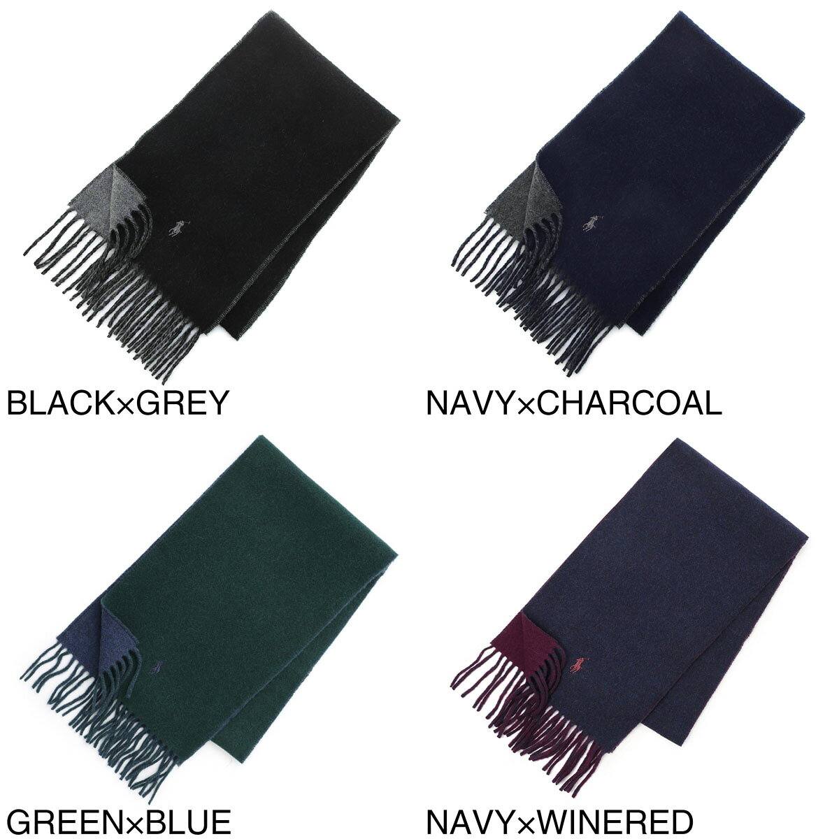 ポロラルフローレン POLO RALPH LAUREN マフラー メンズ レディース pc0455 002【返品送料無料】[2026AW]