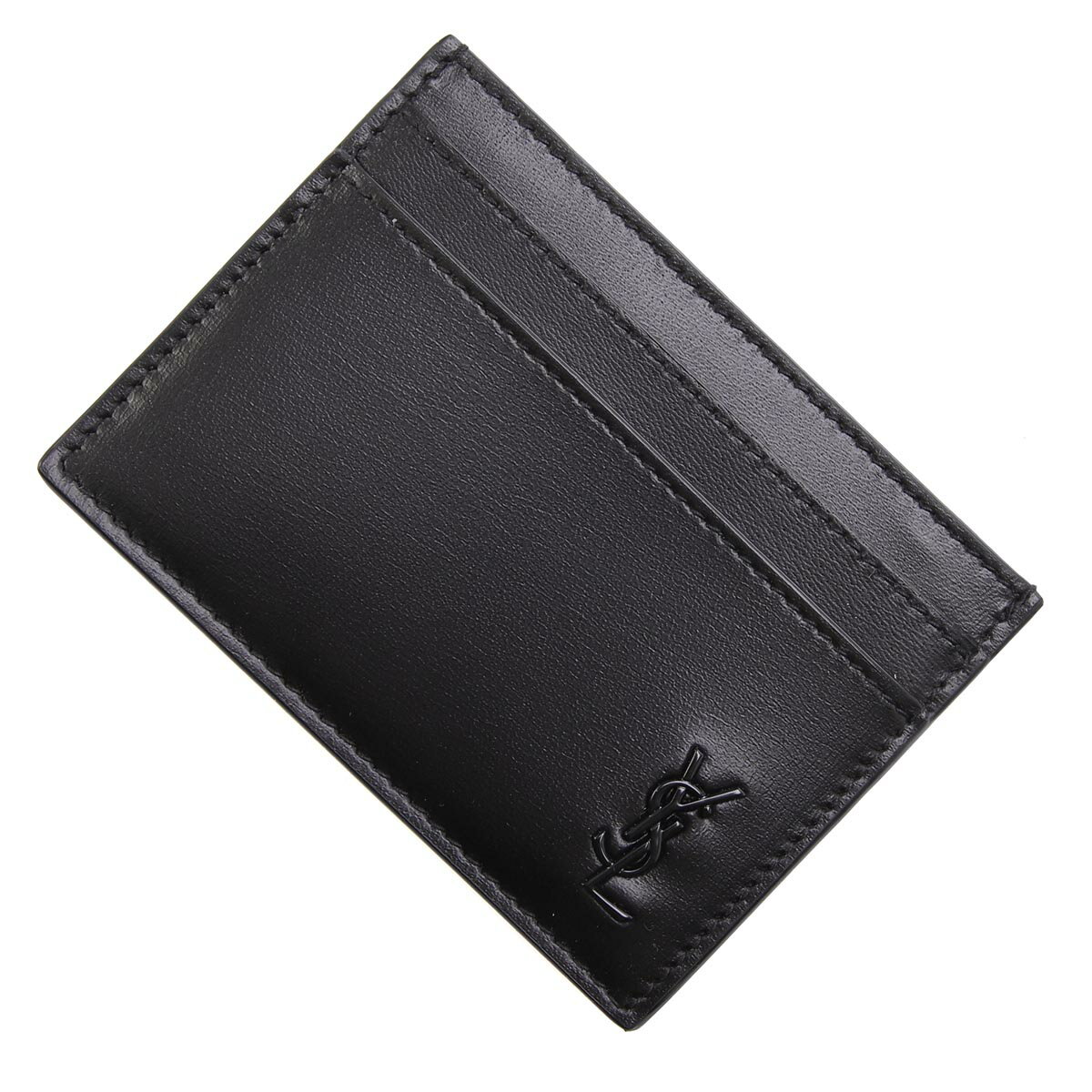 サンローラン SAINT LAURENT カードケース ブラック メンズ 607603 1jb0u 1000 TINY MONOGRAM CARD CASE【返品送料無料】【ラッピング無料】【あす楽対応_関東】