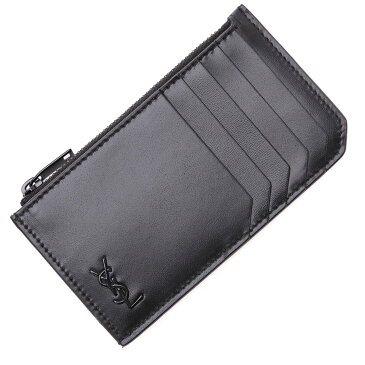 【アウトレット】サンローラン SAINT LAURENT カードケース コインケース ブラック メンズ 629899 1jb0u 1000 TINY MONOGRAM【返品送料無料】【ラッピング無料】【あす楽対応_関東】[outnew]