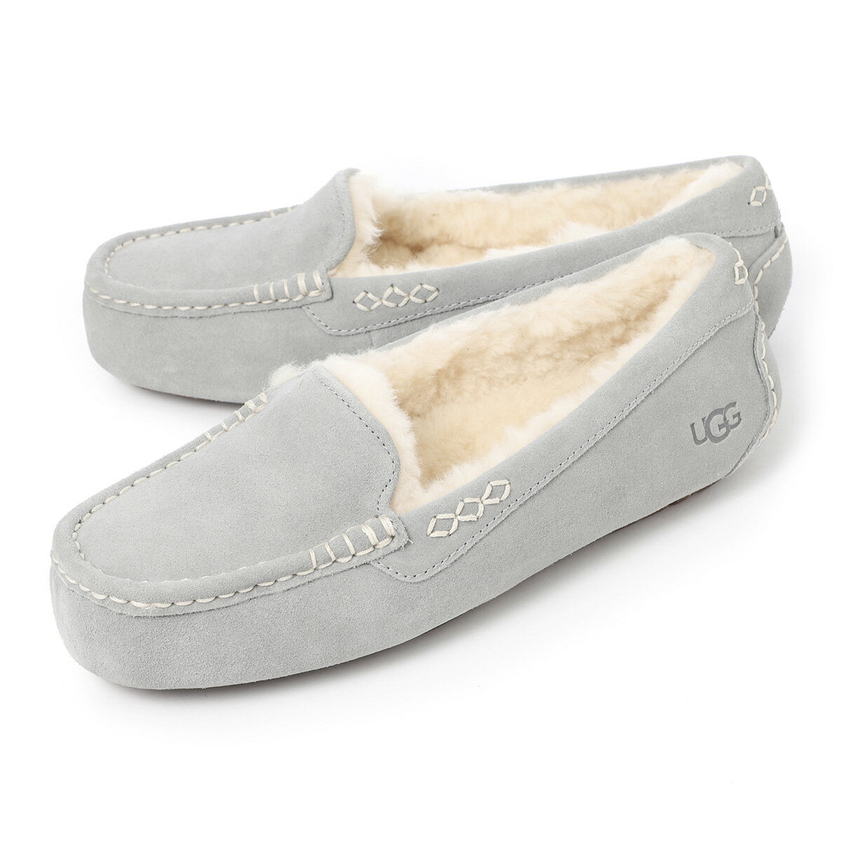 アグオーストラリア UGG Australia スリッポン グレー レディース 1106878 lgry lightgrey ANSLEY アンスレー【あす楽対応_関東】【返品送料無料】【ラッピング無料】[2022AW]