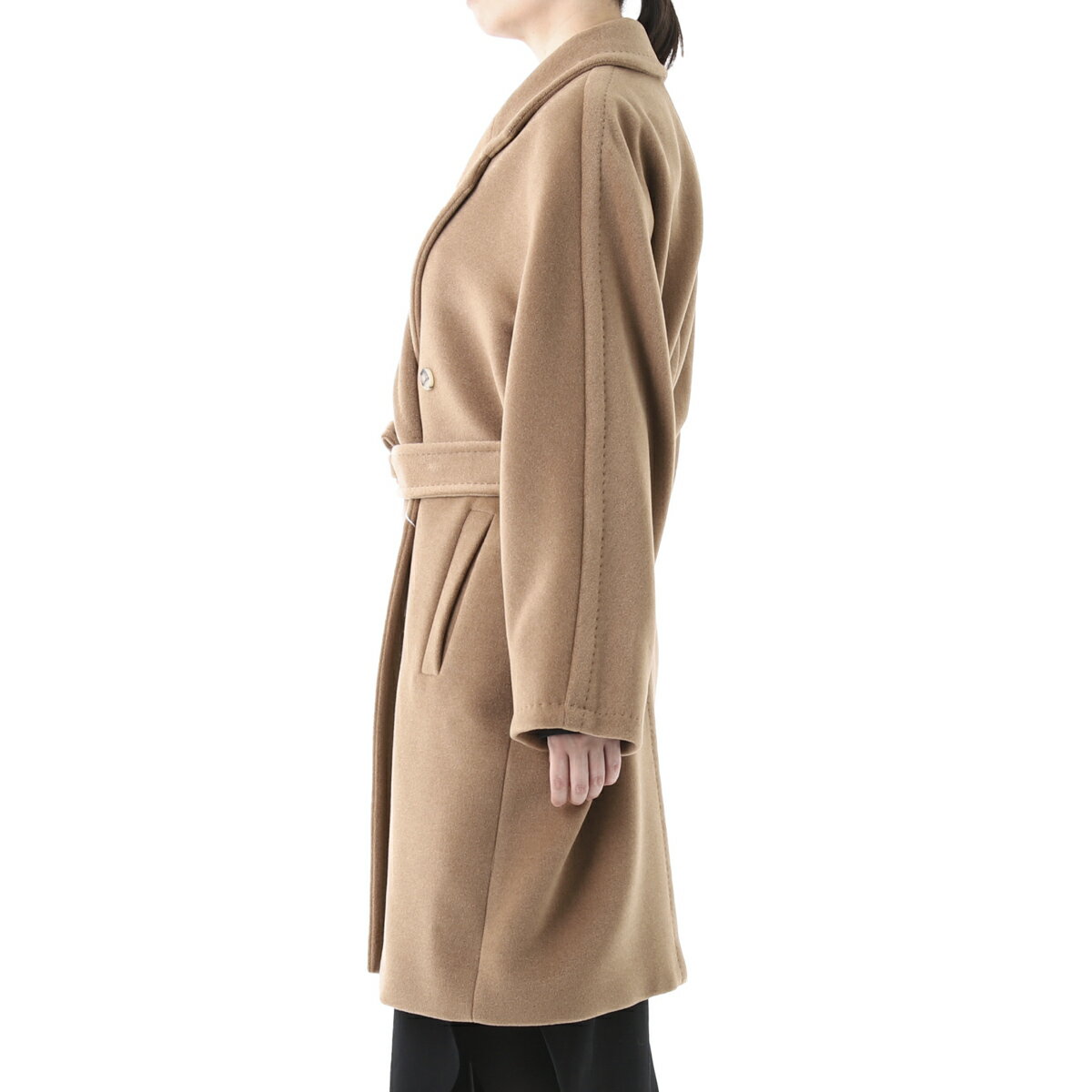【アウトレット】【ラスト1点】マックスマーラ Max Mara ダブルブレストコート ベージュ レディース 大きいサイズあり 10160109600 001 BAIOCCO【あす楽対応_関東】【返品送料無料】【ラッピング無料】