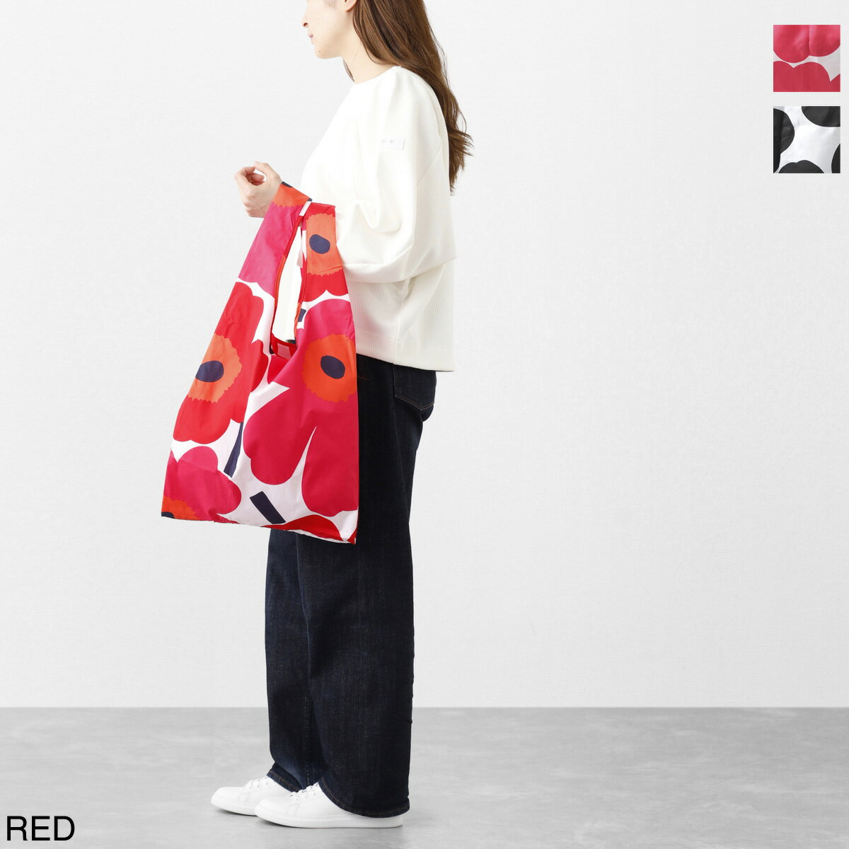 【P2倍！11/17 20時~11/30 10時まで】【ネコポス対応(4点まで)】マリメッコ marimekko エコバッグ レディース 048853 001 UNIKKO ウニッコ【あす楽対応_関東】【返品送料無料】【ラッピング無料】