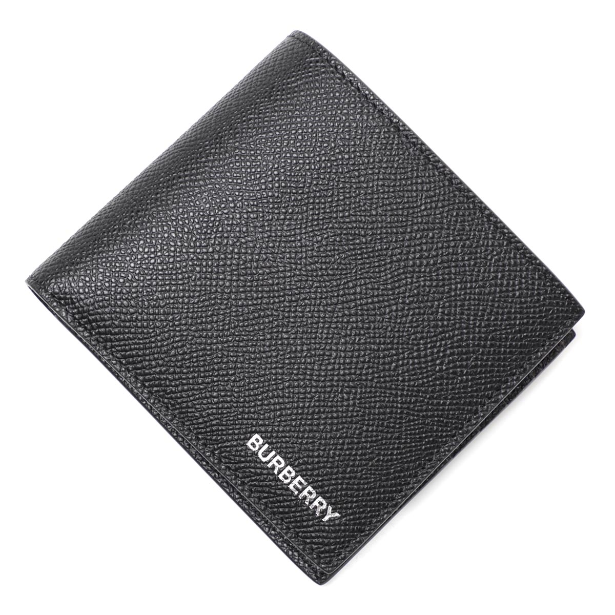 バーバリー 二つ折り財布 メンズ バーバリー BURBERRY 2つ折り財布 ブラック 8014653 black GRAINY LEATHER INTERNATIONAL BIFOLD WALLET【返品送料無料】[2022AW]