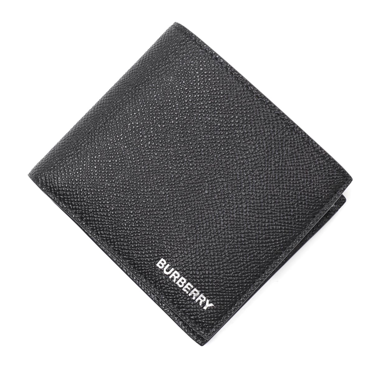 バーバリー BURBERRY 2つ折り財布 小銭入れ付き ブラック メンズ 8014656 black GRAINY LEATHER INTERNATIONAL BIFOLD WALLET【あす楽対応_関東】【返品送料無料】【ラッピング無料】