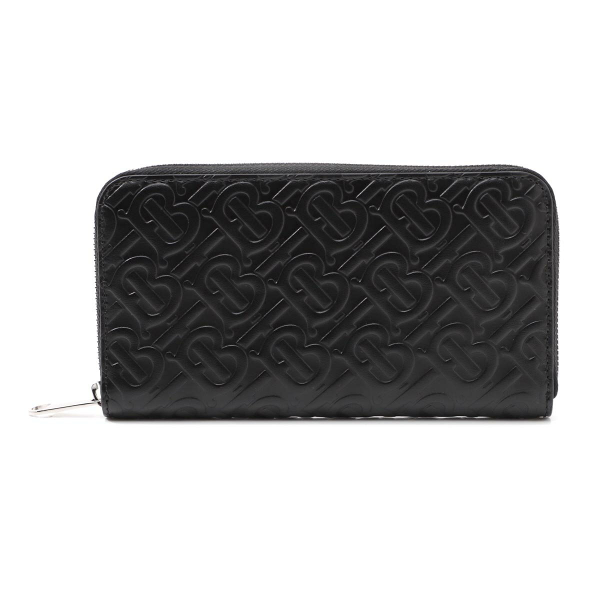 【アウトレット】バーバリー BURBERRY ラウンドファスナー 財布 ブラック メンズ 8017652 black MONOGRAMED LEATHER LG ZIG ZIP AROUND WALLET【返品送料無料】【ラッピング無料】【あす楽対応_関東】[2022SS]