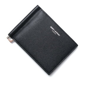 サンローラン SAINT LAURENT マネークリップ ブラック メンズ 378005 bty0n 1000【返品送料無料】【ラッピング無料】