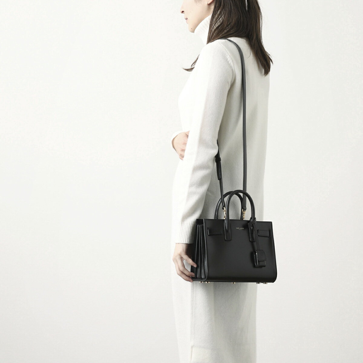 【P10倍！7/19 10時 ~ 8/3 10時まで】サンローラン SAINT LAURENT ハンドバッグ 2WAY ブラック レディース 392035 02g9w 1000 SAC DE JOUR NANO サック・ド・ジュール ナノ【あす楽対応_関東】【返品送料無料】【ラッピング無料】[2023SS]のサムネイル