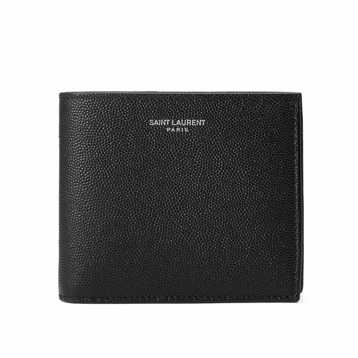 サンローラン SAINT LAURENT 2つ折り財布 小銭入れ付き ブラック メンズ 396303 bty0n 1000【あす楽対応_関東】【返品送料無料】【ラッピング無料】[2022AW]