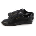 サンローラン SAINT LAURENT スニーカー ブラック メンズ 大きいサイズあり 606833 0zs00 1000 ANDY LOW TOP SL SNEAKER【返品送料無料】【ラッピング無料】 その1