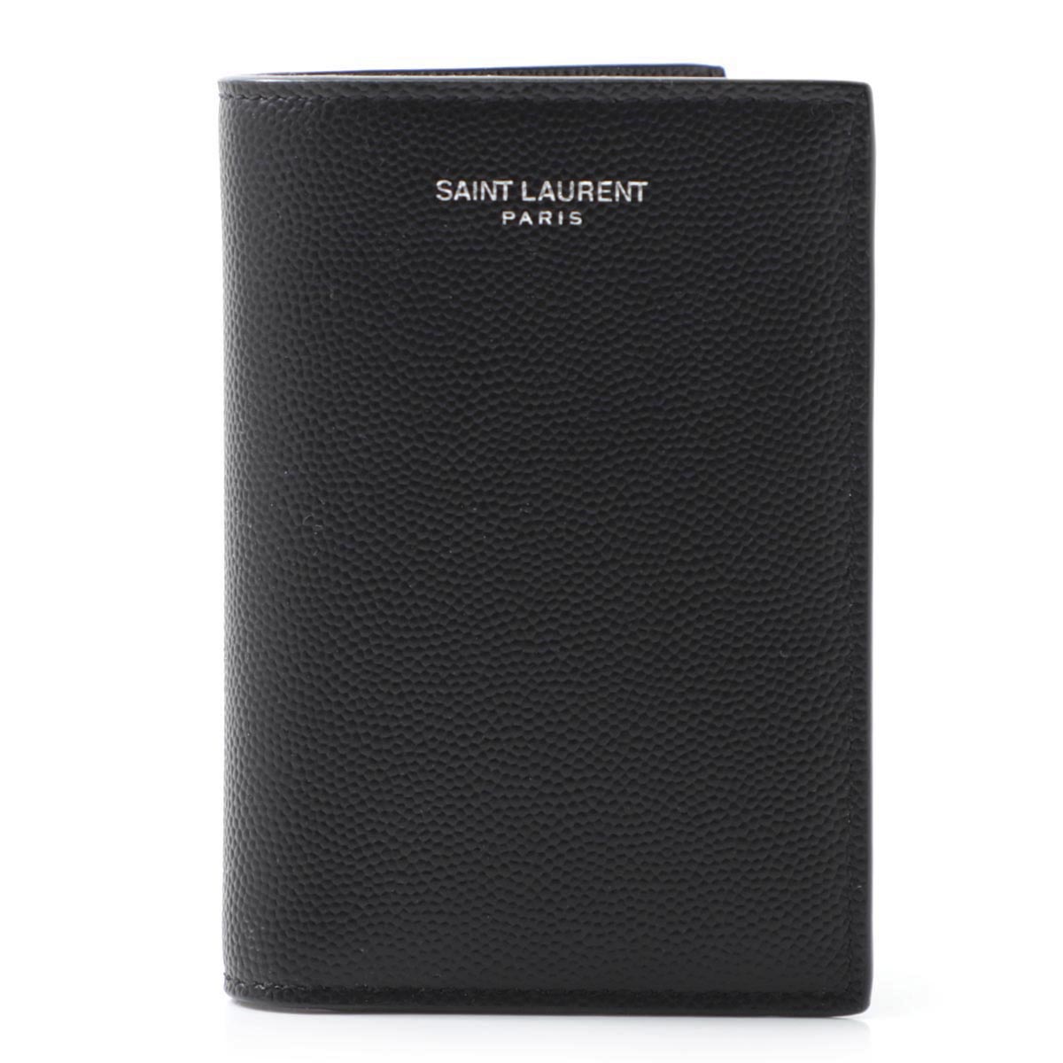 【アウトレット】サンローラン SAINT LAURENT 2つ折り財布 ブラック メンズ 607051 bty0n 1000 CREDIT CARD WALLET【返品送料無料】【ラッピング無料】【あす楽対応_関東】