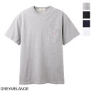 メゾンキツネ Tシャツ メンズ メゾンキツネ MAISON KITSUNE クルーネック Tシャツ fm00120kj0010 grm【返品送料無料】