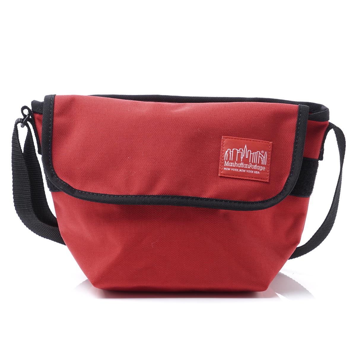 【P20倍！6/1 10時~6/21 10時まで】マンハッタンポーテージ Manhattan Portage メッセンジャーバッグ レッド メンズ 1603 red NYLON MESSENGER BAG (XXS)【あす楽対応_関東】【返品送料無料】【ラッピング無料】