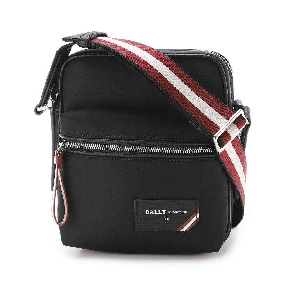 BALLY バリー FAARA 6228740 クロスボディバッグ ショルダーバッグ ナイロン ロゴパッチ 鞄 00/BLACK メンズ