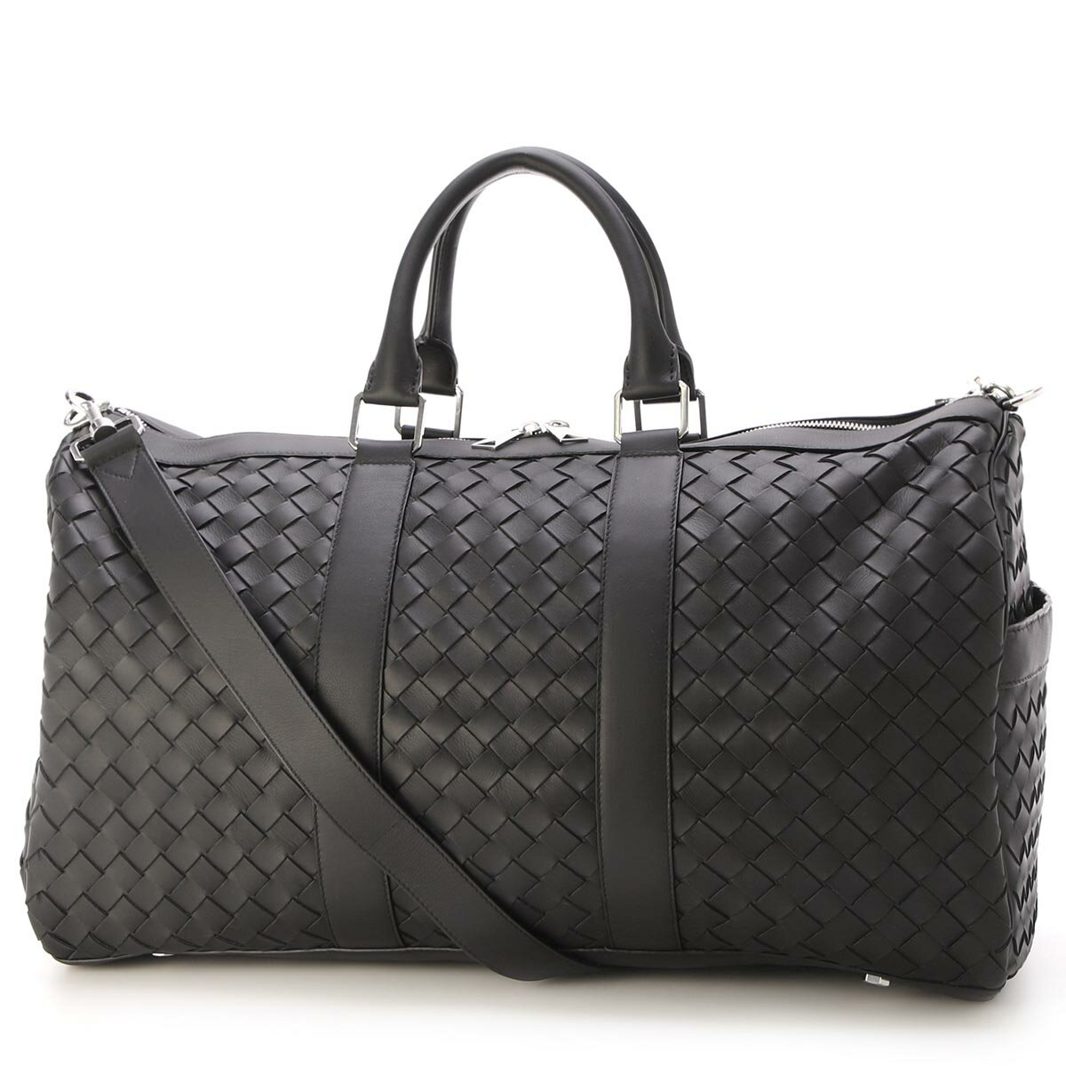 ボッテガヴェネタ BOTTEGA VENETA ボストンバッグ ダッフルバッグ ブラック メンズ 650066 v0e51 8803【返品送料無料】【ラッピング無料】