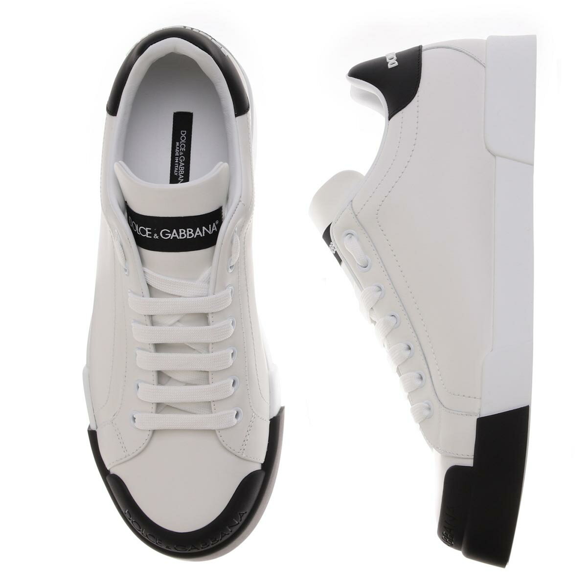 【アウトレット】【ラスト1点】ドルチェ&ガッバーナ DOLCE&GABBANA スニーカー ホワイト メンズ cs1802 aw113 89697 PORTOFINO SNEAKER【返品送料無料】のサムネイル