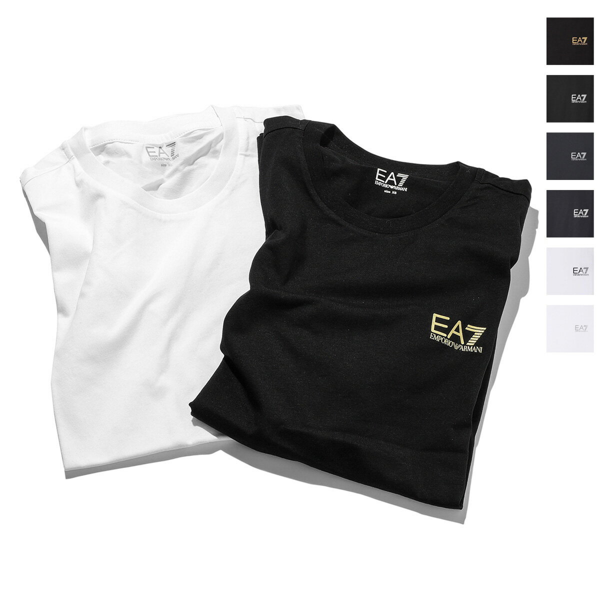 エンポリオアルマーニ EA7 EMPORIO ARMANI クルーネック Tシャツ メンズ 8npt51 pjm9z 0208【返品送料無料】【ラッピング無料】[2024SS]