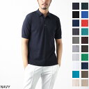 ジョンスメドレー ポロシャツ メンズ ジョンスメドレー JOHN SMEDLEY ニットポロシャツ メンズ adrian navy ADRIAN シーアイランドコットン 30ゲージ STANDARD FIT【返品送料無料】【ラッピング無料】[2024SS]