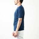 ジョンスメドレー JOHN SMEDLEY クルーネック半袖ニット メンズ belden indigo BELDEN シーアイランドコットン 30ゲージ STANDARD FIT【返品送料無料】【ラッピング無料】[2024SS] 3