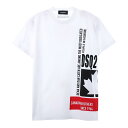ディースクエアード DSQUARED2 クルーネック Tシャツ ホワイト メンズ s71gd1024 s23009 100【あす楽対応_関東】【返品送料無料】【ラッピング無料】
