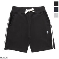 【5千円均一】【アウトレット】ハイドロゲン HYDROGEN ハーフパンツ ショートパンツ バミューダパンツ メンズ 284650 007 black SPORTSWEAR COLLEGE SHORTS【ラッピング無料】