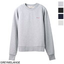 メゾンキツネ MAISON KITSUNE スウェット トレーナー ラグランスリーブ レディース fw00308km0001 greymelange TRICOLOR FOX PATCH ADJUSTED SWEATSHIRT