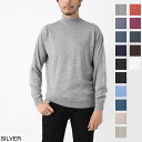 ジョンスメドレー JOHN SMEDLEY モックネック ニット メンズ harcourt midnight HARCOURT エクストラファインメリノウール 30ゲージ STANDARD FIT【返品送料無料】【ラッピング無料】[2023AW]