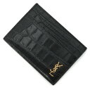 イヴサンローラン 【アウトレット】サンローラン SAINT LAURENT カードケース ブラック メンズ 607603 dze0w 1000 TINY MONOGRAM CARD CASE【返品送料無料】【ラッピング無料】