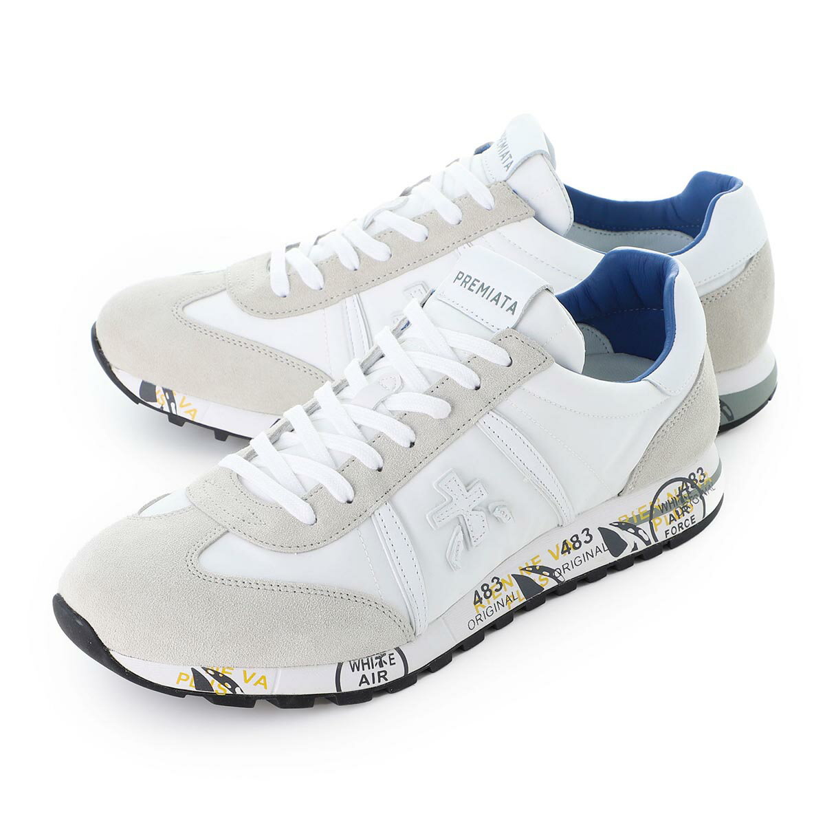 プレミアータ スニーカー メンズ 【5/10限定!当選確率1/2!MAX100%POINT BACK!※要エントリー】プレミアータ PREMIATA スニーカー ホワイト メンズ 大きいサイズあり lucy 206e white LUCY 206E【返品送料無料】【ラッピング無料】