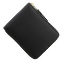 コム デ ギャルソン COMME des GARCONS 2つ折り財布 小銭入れ付き ブラック メンズ レディース sa7100 black CLASSIC LEATHER WALLET【あす楽対応_関東】【返品送料無料】【ラッピング無料】[2024SS]