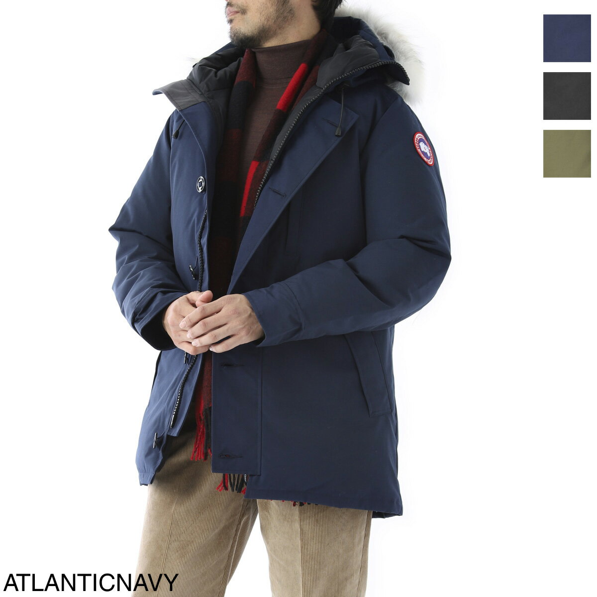 カナダグース CANADA GOOSE ファー付き フーデッド ダウンジャケット メンズ ダウン メイドインカナダ TEI4 ENDURING 3426m 063 atlanticnavy シャトー【返品送料無料】【ラッピング無料】【あす楽対応_関東】