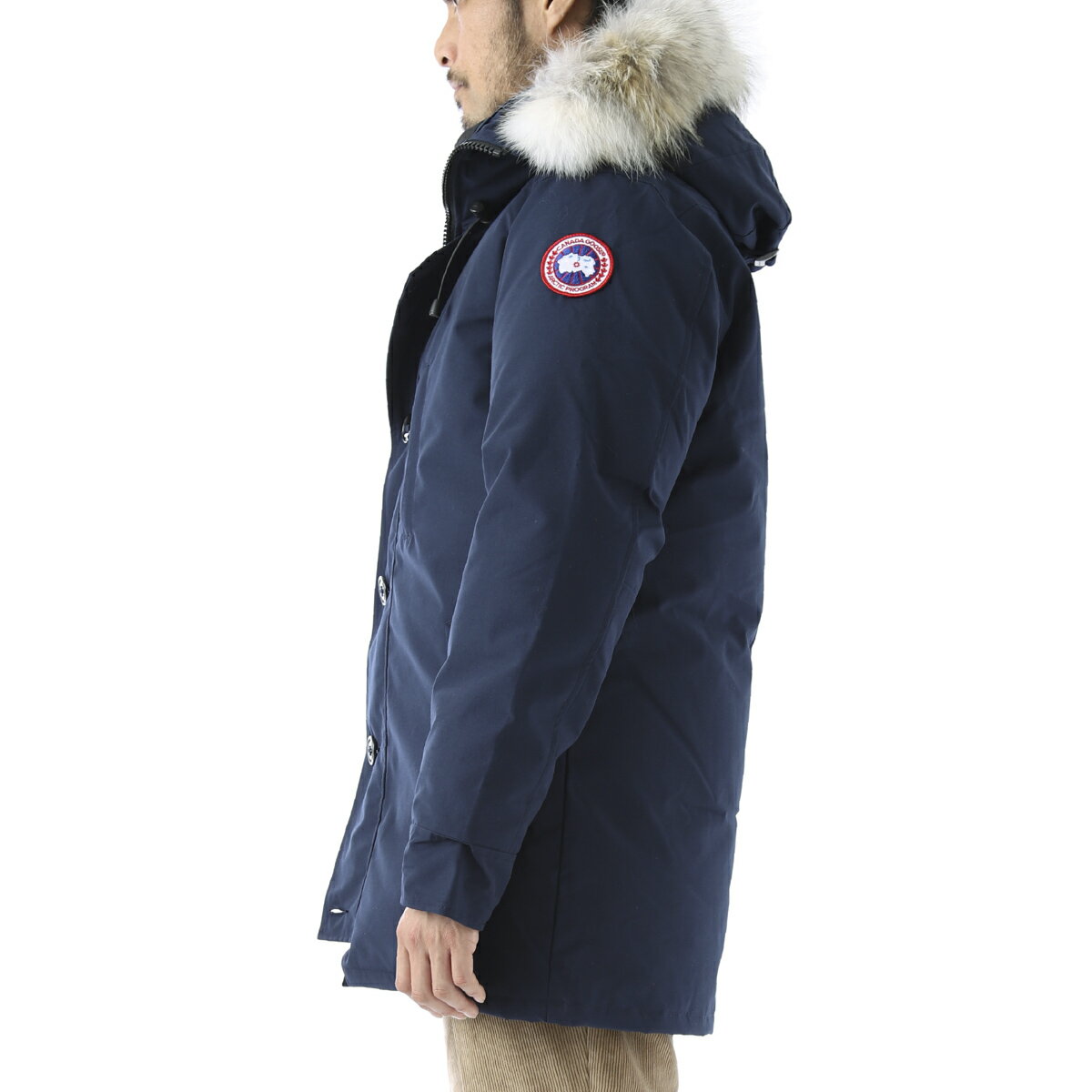 カナダグース CANADA GOOSE ファー付き フーデッド ダウンジャケット メンズ ダウン メイドインカナダ TEI4 ENDURING 3426m 063 atlanticnavy シャトー【返品送料無料】【ラッピング無料】【あす楽対応_関東】