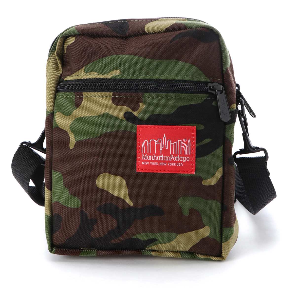 マンハッタンポーテージ Manhattan Portage クロスボディバッグ ショルダーバッグ グリーン メンズ レディース 1403 camo CITY LIGHTS