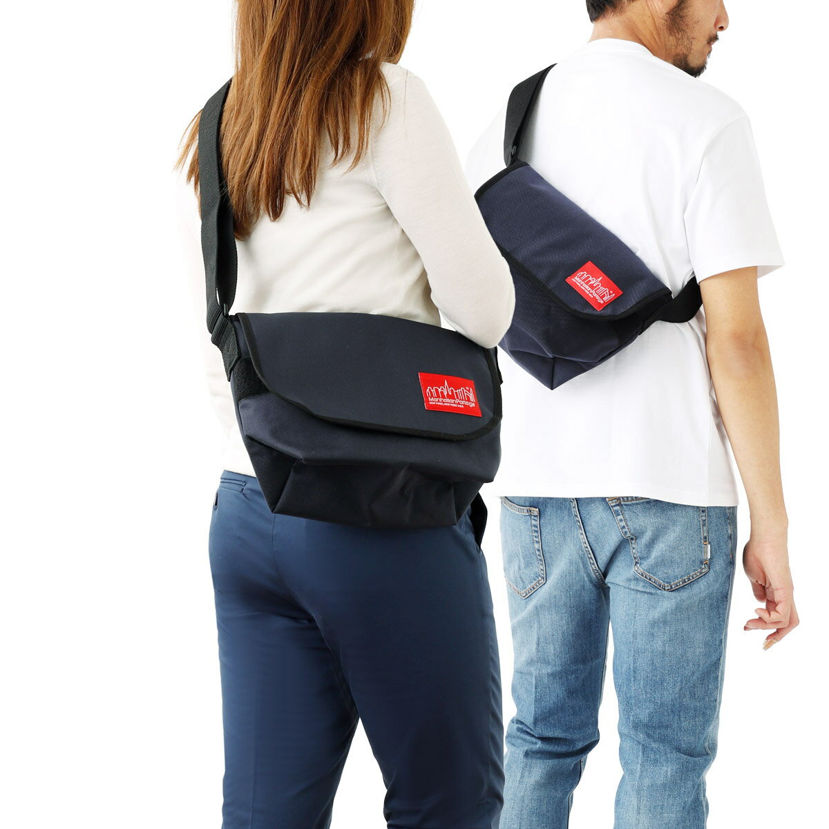 マンハッタンポーテージ Manhattan Portage メッセンジャーバッグ ブルー メンズ 1605jr darknavy NYLON MESSENGER BAG JR(SM)【返品送料無料】【ラッピング無料】【あす楽対応_関東】