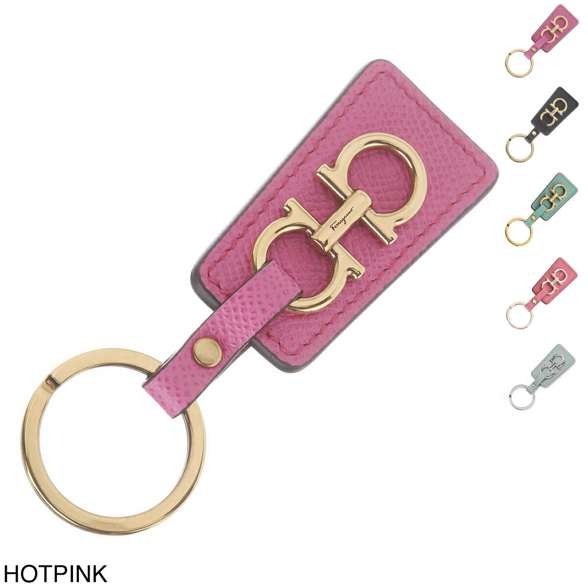 フェラガモ FERRAGAMO (Salvatore Ferragamo) キーリング レディース 22e014 0750190 hotpink【返品送料無料】[2024AW]のサムネイル