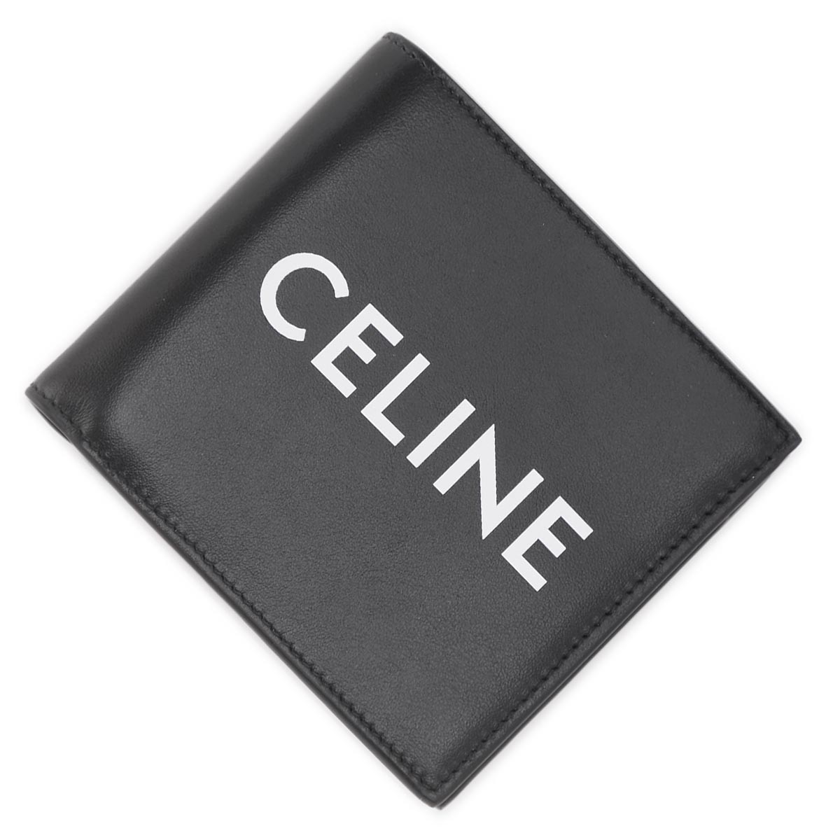 セリーヌ 財布（レディース） セリーヌ CELINE 2つ折り財布 小銭入れ付き ブラック 10c87 3dme 38si BI-FOLD WALLET【返品送料無料】