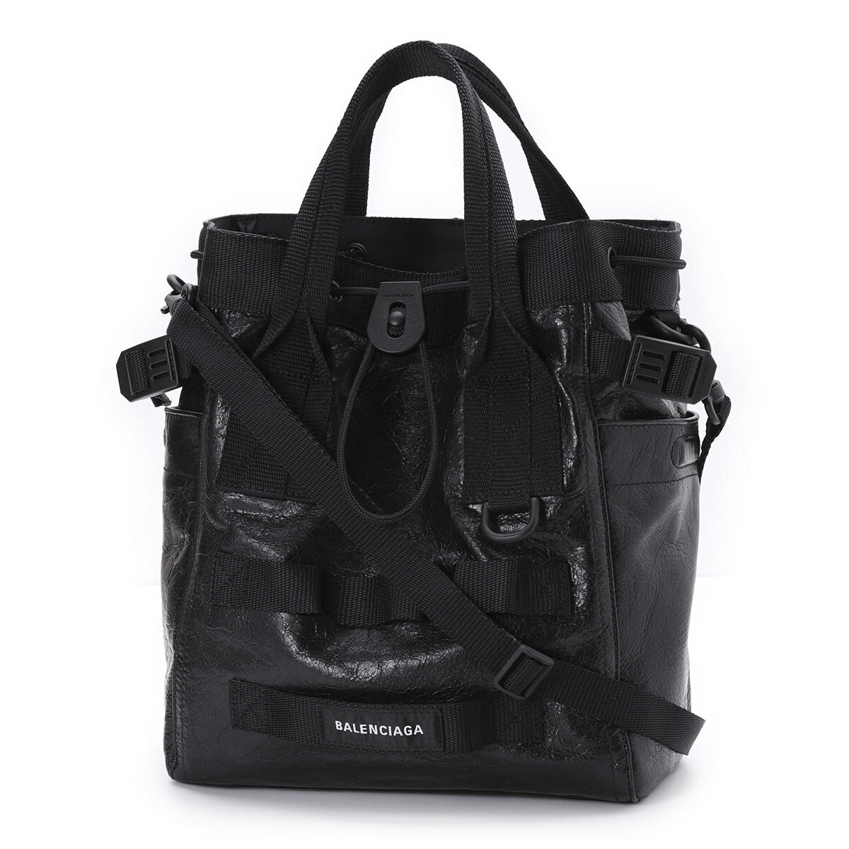 バレンシアガ BALENCIAGA トートバッグ ブラック メンズ 644029 1vgi7 1000 ARMY SMALL TOTE【あす楽対応_関東】【返品送料無料】【ラッピング無料】[2022AW]