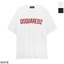 【アウトレット】ディースクエアード DSQUARED2 クルーネックTシャツ メンズ s71gd1134 s23009 100 DSQUARED2 SLOUCH T-SHIRT【返品送料無料】【ラッピング無料】