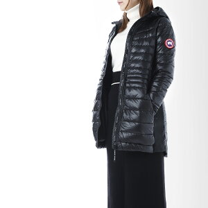 カナダグース CANADA GOOSE ダウンコート ブラック レディース 2716l 61 black HYBRIDGE LITE HOODED COAT QUILTED【あす楽対応_関東】【返品送料無料】【ラッピング無料】