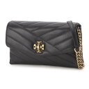 トリーバーチ TORY BURCH 長財布 小銭入れ付き チェーンウォレット ブラック レディース 90343 001 KIRA【返品送料無料】【ラッピング無料】