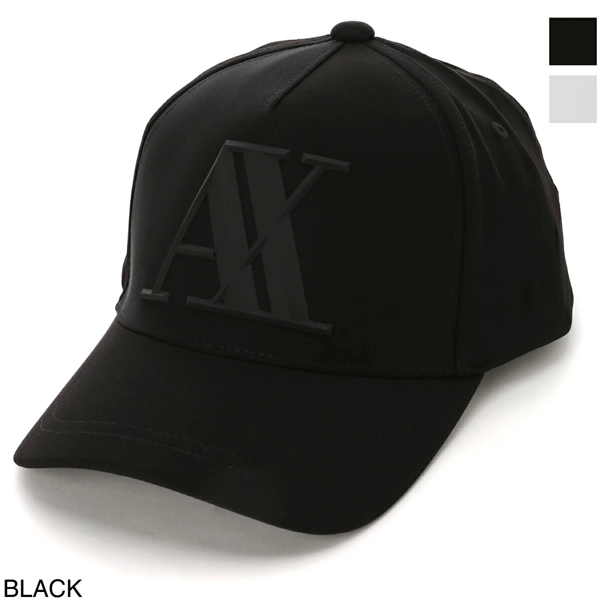 【5/10限定!当選確率1/2!MAX100%POINT BACK!※要エントリー】アルマーニエクスチェンジ ARMANI EXCHANGE ベースボールキャップ メンズ 954079 cc518 20 RUBBER AX CAP【返品送料無料】【ラッピング無料】[2023AW]