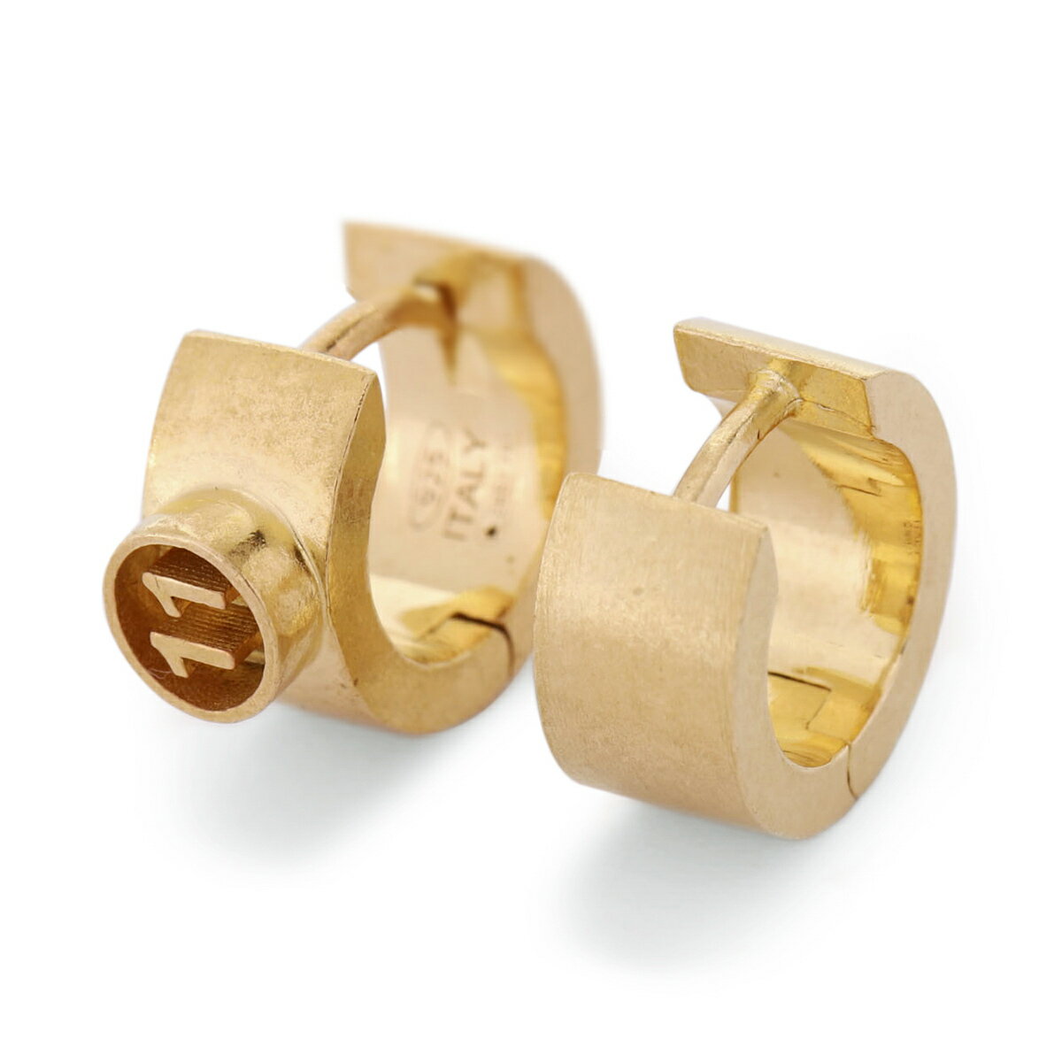 メゾンマルジェラ Maison Margiela フープピアス ナンバーロゴイヤリング ゴールド メンズ sm1vg0015 sv0092 950【返品交換不可】のサムネイル