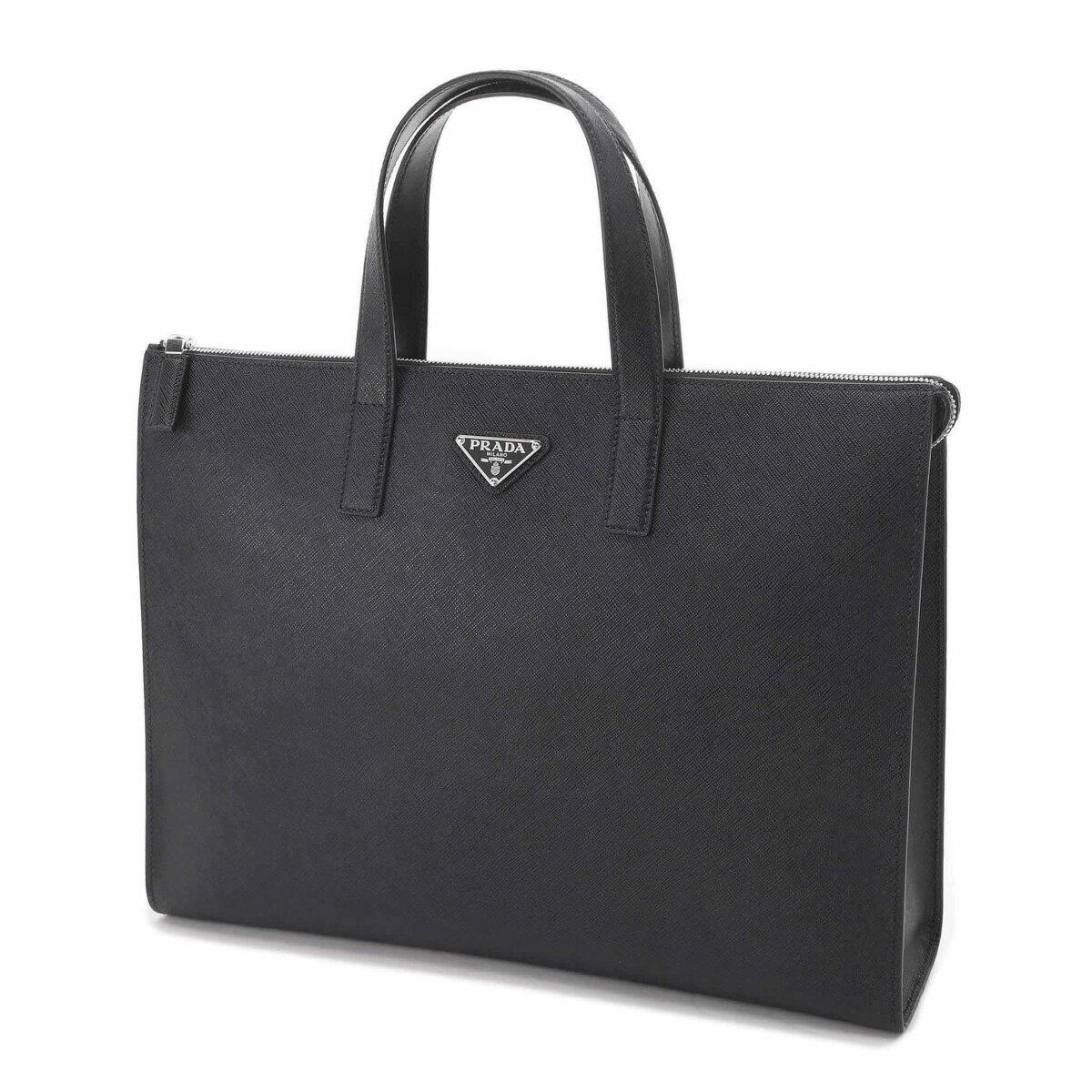 プラダ PRADA ブリーフケース ブラック メンズ 2vg039 vmoo 9z2 f0002 SAFFIANO【返品送料無料】【ラッピング無料】